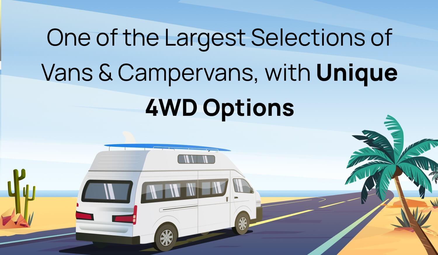 Mobile van selection background