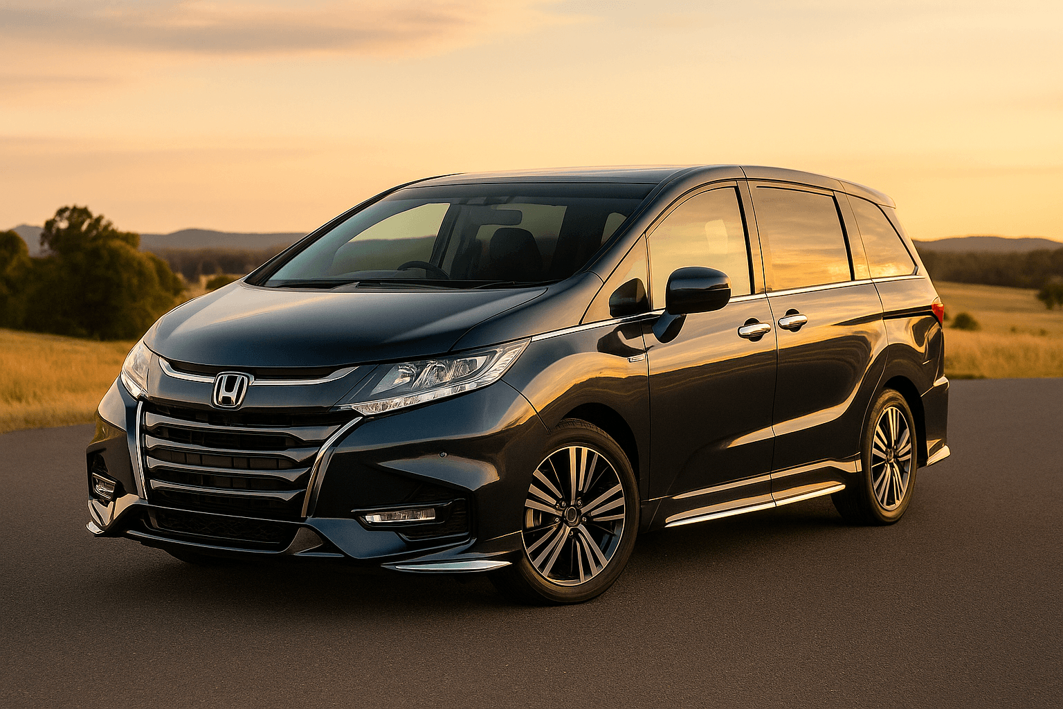 Honda Odyssey Sunny Road