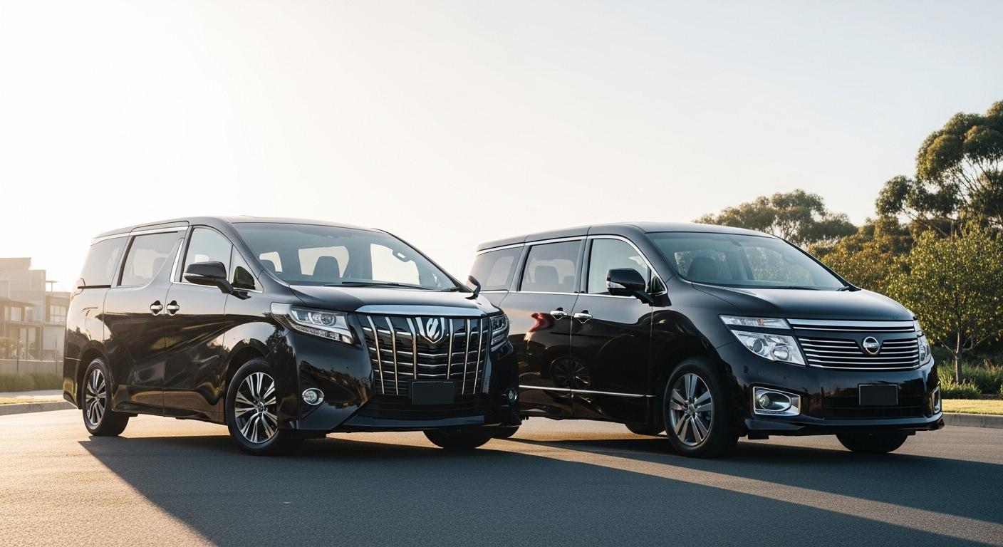 Toyota Alphard vs Nissan Elgrand Lifecare Toyota Alphard vs Nissan Elgrand Lifecare