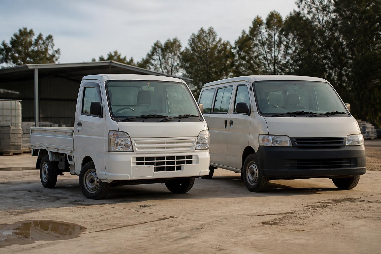 Cover image of Toyota LiteAce and Suzuki Carry in Australia. Cover image of Toyota LiteAce and Suzuki Carry in Australia.
