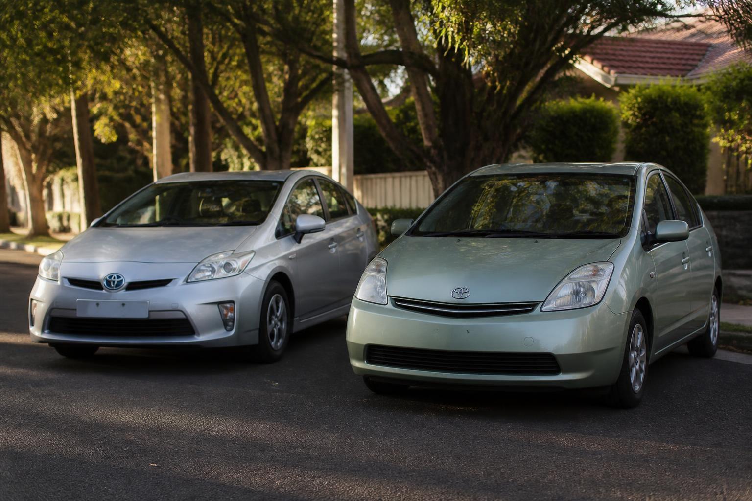 Cover image of 1 Toyota and Toyota Prius S Hybrid in Australia. Cover image of 1 Toyota and Toyota Prius S Hybrid in Australia.