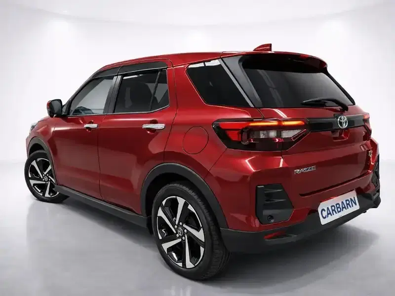 2022 Toyota Raize A202A in Red — exterior view 4 2022 Toyota Raize A202A in Red — exterior view 4