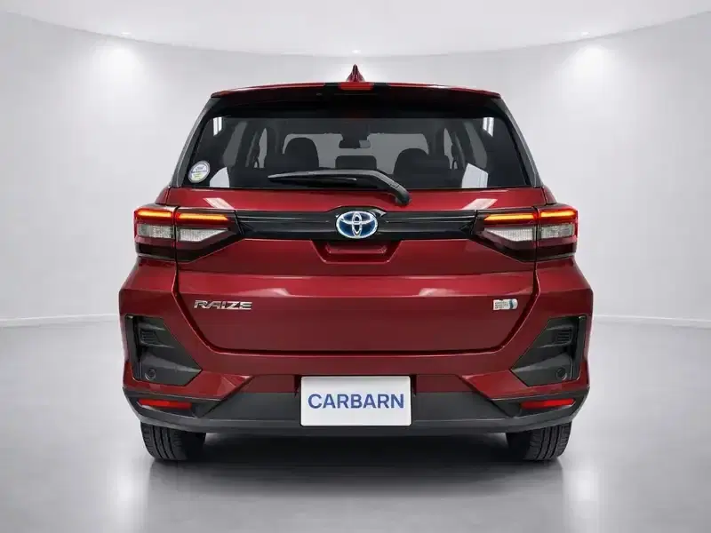 2022 Toyota Raize A202A in Red — exterior view 4 2022 Toyota Raize A202A in Red — exterior view 4
