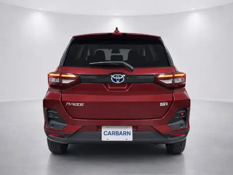 2022 Toyota Raize A202A in Red — exterior view 5 2022 Toyota Raize A202A in Red — exterior view 5