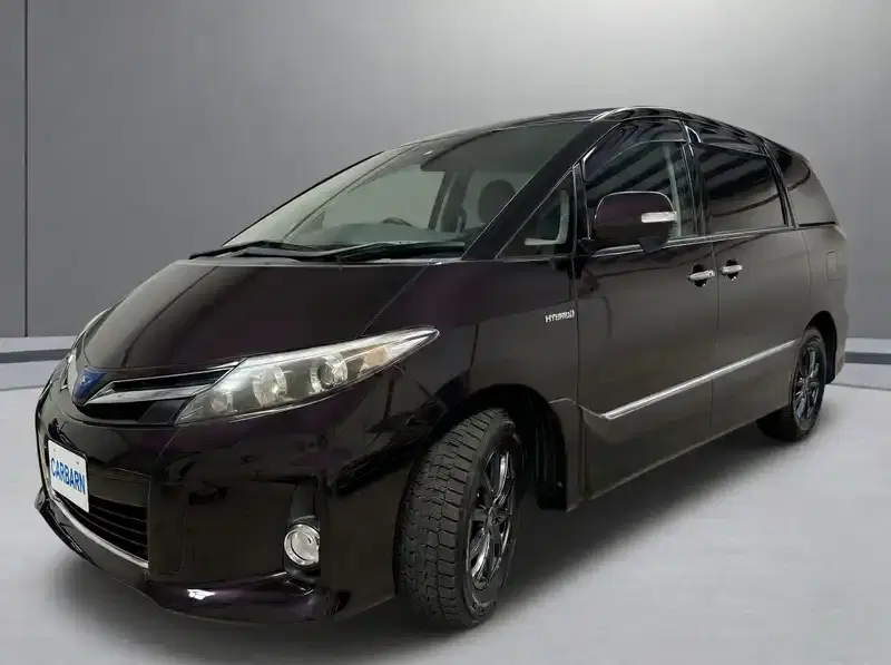 2013 Toyota Estima AHR20W in Purple — exterior view 2 2013 Toyota Estima AHR20W in Purple — exterior view 2