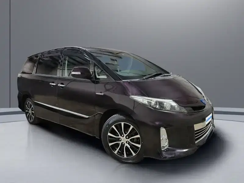 2014 Toyota Estima AHR20W in Burgundy — exterior view 1 2014 Toyota Estima AHR20W in Burgundy — exterior view 1
