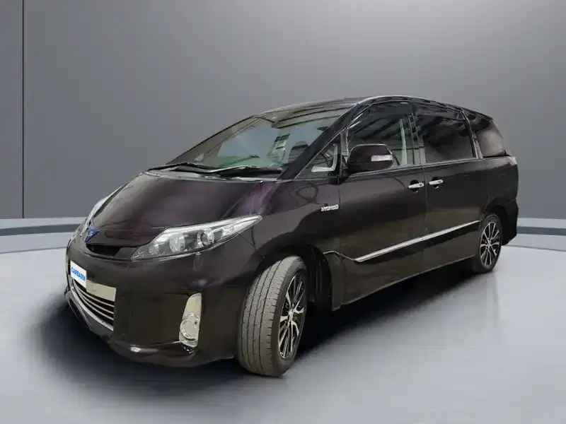 2014 Toyota Estima AHR20W in Burgundy — exterior view 2 2014 Toyota Estima AHR20W in Burgundy — exterior view 2