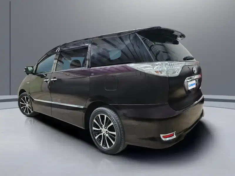 2014 Toyota Estima AHR20W in Burgundy — exterior view 4 2014 Toyota Estima AHR20W in Burgundy — exterior view 4