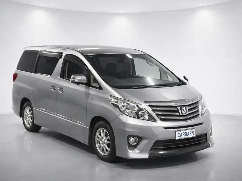 2012 Toyota Alphard ATH20W in Silver — exterior view 1 2012 Toyota Alphard ATH20W in Silver — exterior view 1