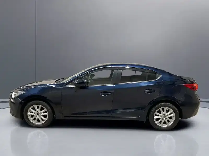 2014 Mazda Axela BYEFP in Dark Blue — exterior view 3 2014 Mazda Axela BYEFP in Dark Blue — exterior view 3