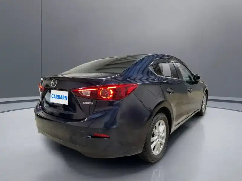 2014 Mazda Axela BYEFP in Dark Blue — exterior view 6 2014 Mazda Axela BYEFP in Dark Blue — exterior view 6