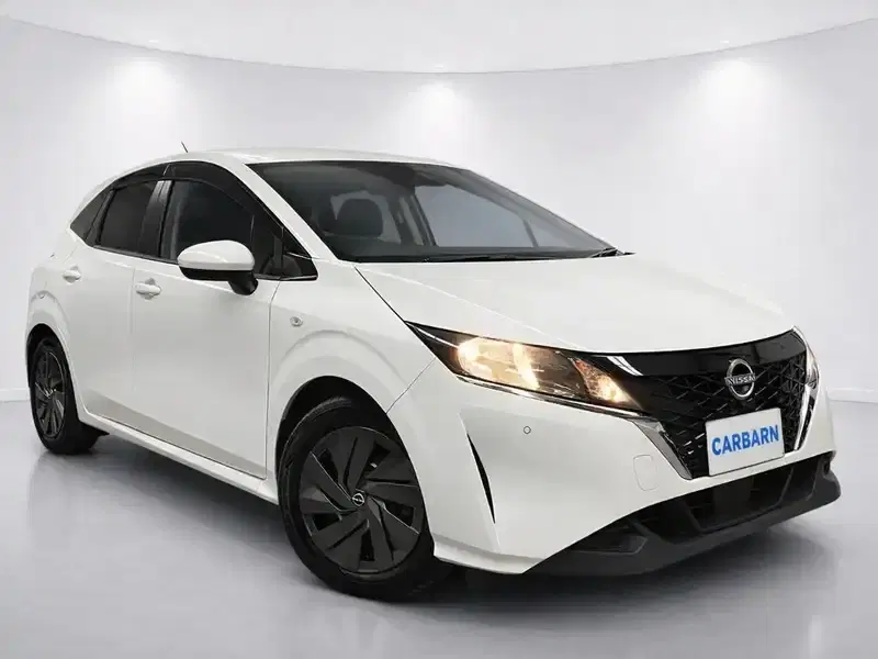2021 Nissan Note E13 in White — exterior view 1 2021 Nissan Note E13 in White — exterior view 1