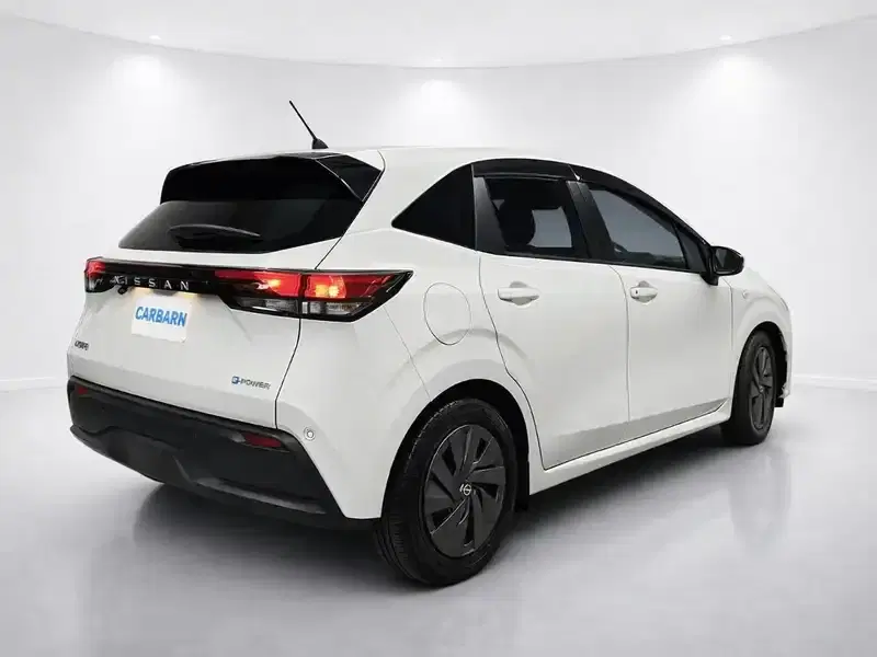 2021 Nissan Note E13 in White — exterior view 6 2021 Nissan Note E13 in White — exterior view 6