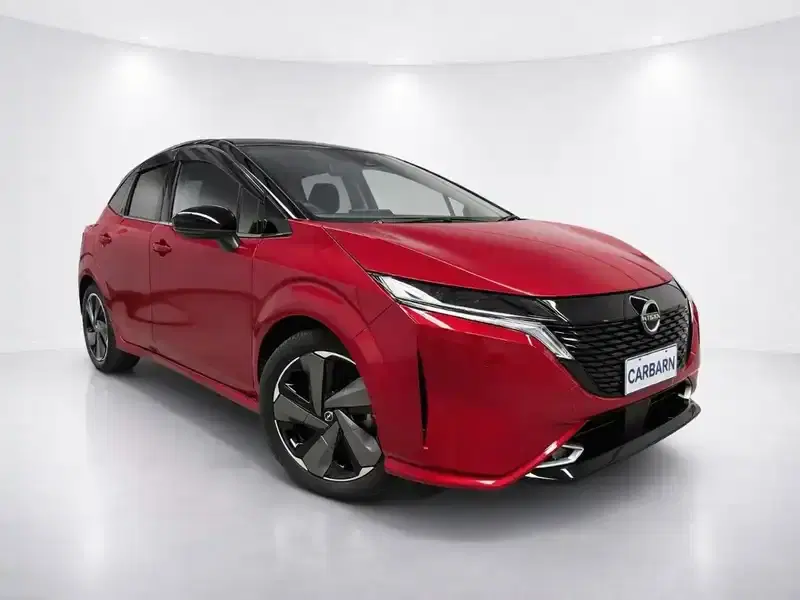 2023 Nissan AURA FE13 in Red — exterior view 1 2023 Nissan AURA FE13 in Red — exterior view 1