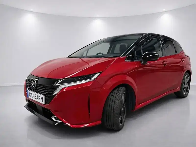 2023 Nissan AURA FE13 in Red — exterior view 2 2023 Nissan AURA FE13 in Red — exterior view 2