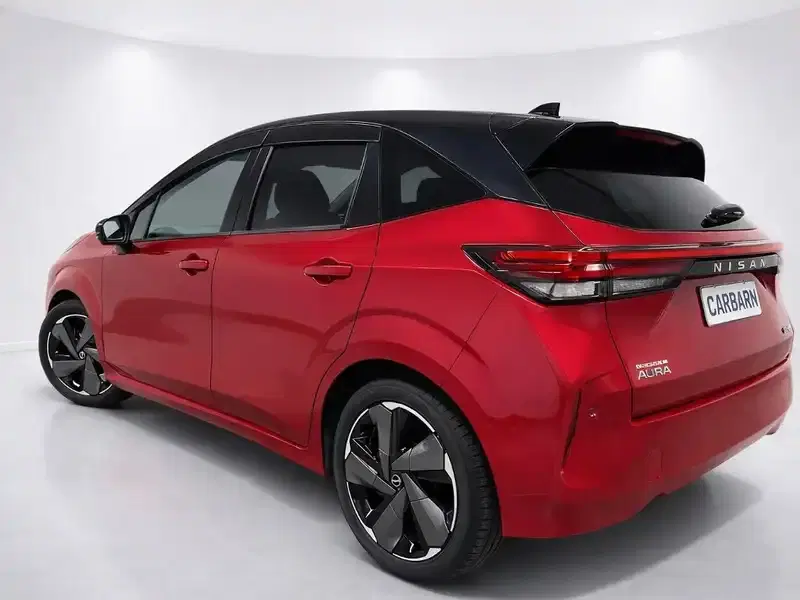 2023 Nissan AURA FE13 in Red — exterior view 4 2023 Nissan AURA FE13 in Red — exterior view 4