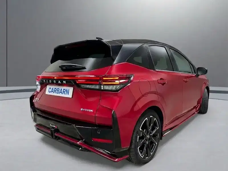 2023 Nissan AURA FE13 in Red — exterior view 6 2023 Nissan AURA FE13 in Red — exterior view 6