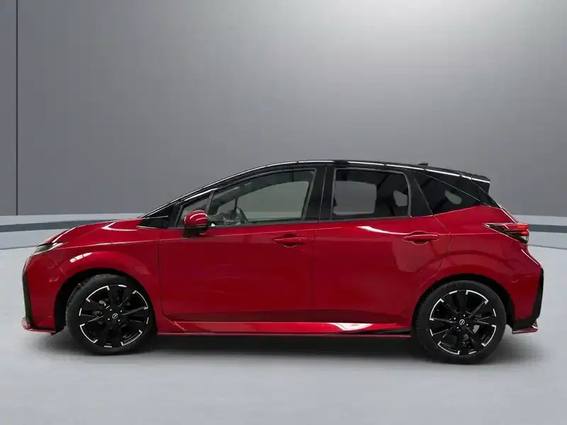 2023 Nissan AURA FE13 in Red — exterior view 3 2023 Nissan AURA FE13 in Red — exterior view 3