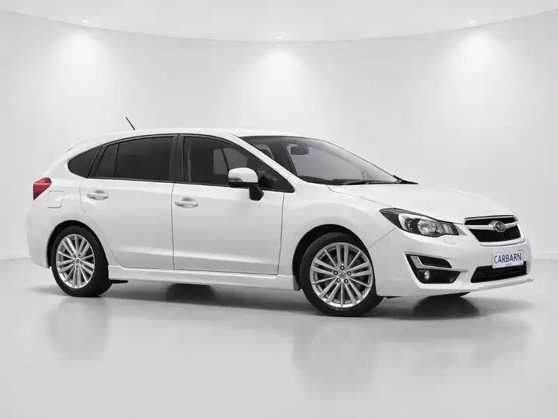 2015 Subaru Impreza GTE in White — exterior view 7 2015 Subaru Impreza GTE in White — exterior view 7