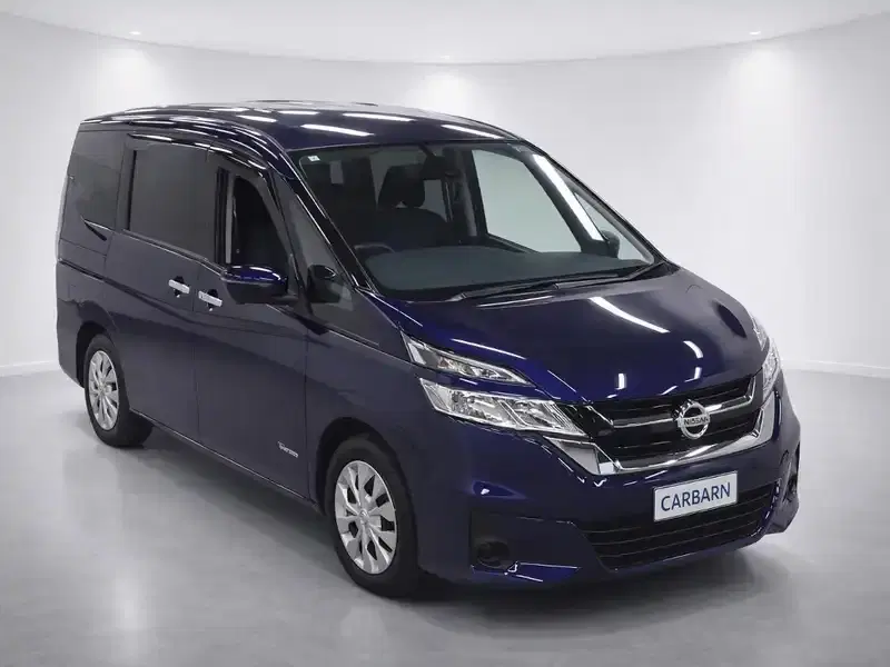 2017 Nissan Serena GC27 in Blue — exterior view 1 2017 Nissan Serena GC27 in Blue — exterior view 1