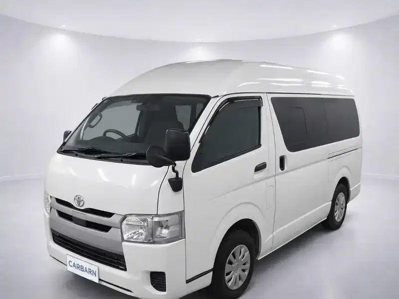 2018 Toyota Hiace GDH206K in White — exterior view 2 2018 Toyota Hiace GDH206K in White — exterior view 2