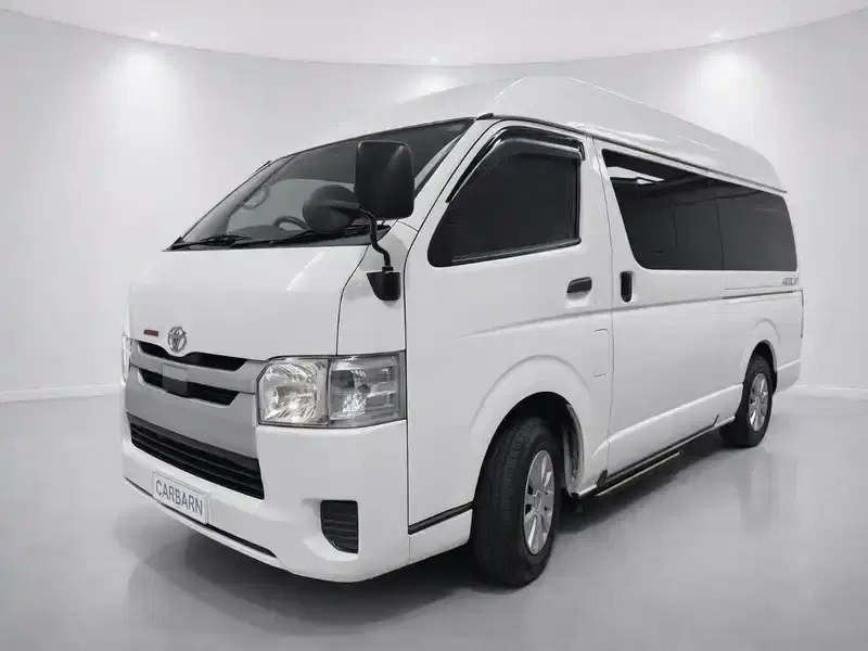 2018 Toyota REGIUS ACE VAN 4D 4WD GDH206K in White — exterior view 2 2018 Toyota REGIUS ACE VAN 4D 4WD GDH206K in White — exterior view 2