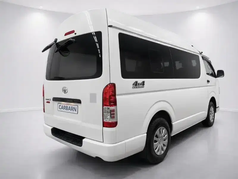 2018 Toyota REGIUS ACE VAN 4D 4WD GDH206K in White — exterior view 5 2018 Toyota REGIUS ACE VAN 4D 4WD GDH206K in White — exterior view 5