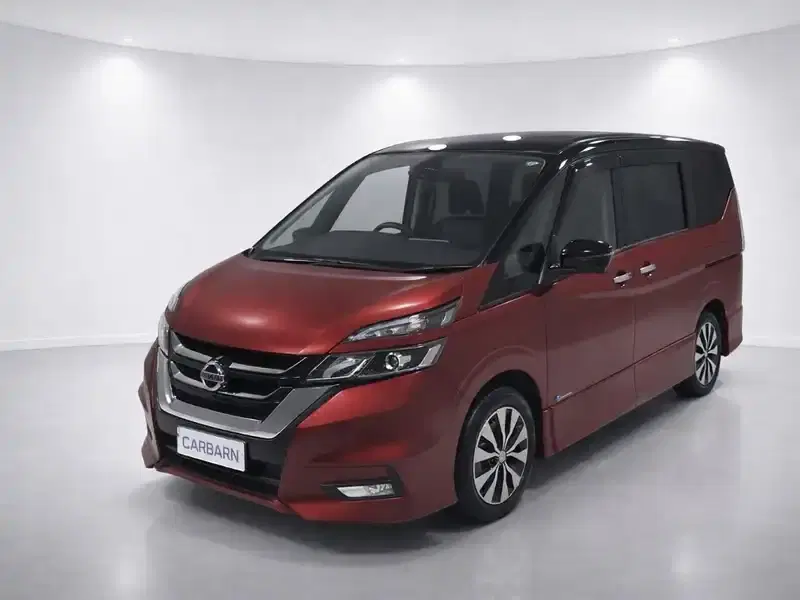 2018 Nissan Serena GFC27 in Wine — exterior view 2 2018 Nissan Serena GFC27 in Wine — exterior view 2