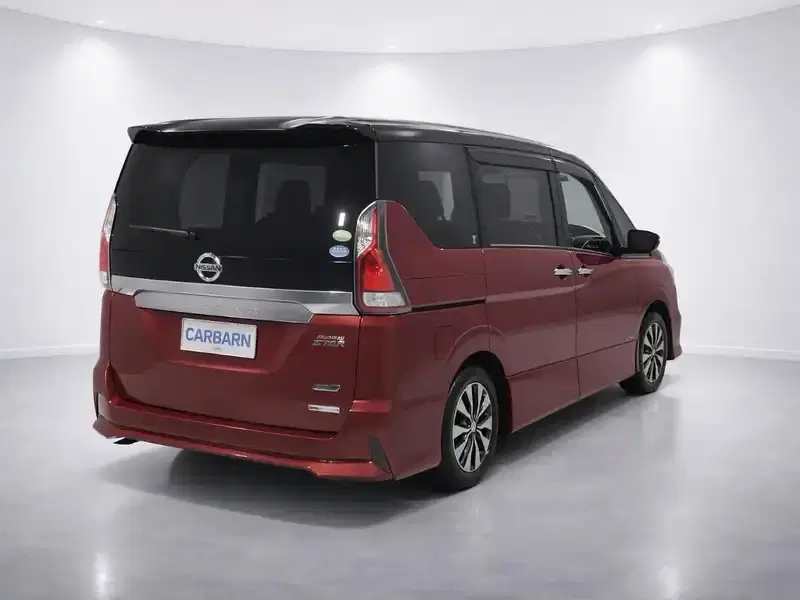 2018 Nissan Serena GFC27 in Wine — exterior view 4 2018 Nissan Serena GFC27 in Wine — exterior view 4