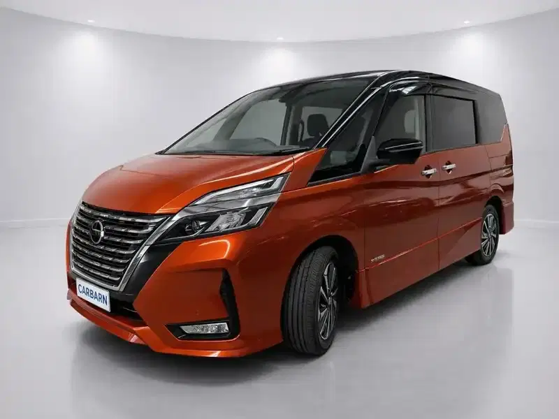 2021 Nissan Serena GFC27 in Orange — exterior view 2 2021 Nissan Serena GFC27 in Orange — exterior view 2