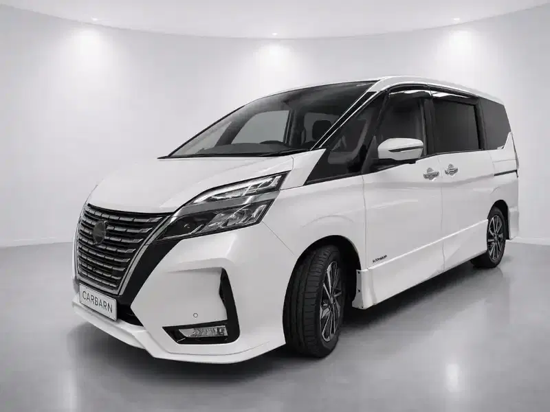 2021 Nissan Serena GFC27 in Pearl — exterior view 2 2021 Nissan Serena GFC27 in Pearl — exterior view 2
