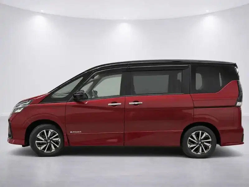 2022 Nissan Serena HFC27 in Red — exterior view 3 2022 Nissan Serena HFC27 in Red — exterior view 3