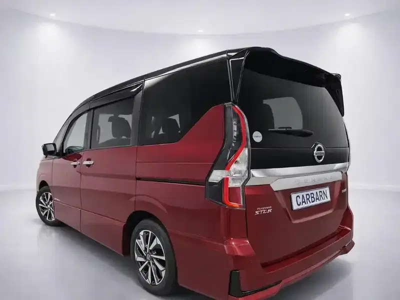 2022 Nissan Serena HFC27 in Red — exterior view 4 2022 Nissan Serena HFC27 in Red — exterior view 4