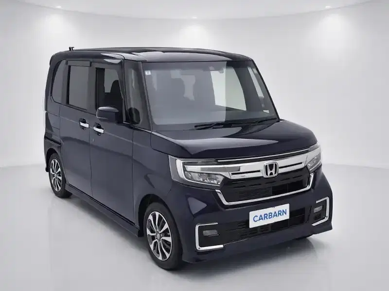 2021 Honda n box JF3 in Navy Blue — exterior view 1 2021 Honda n box JF3 in Navy Blue — exterior view 1