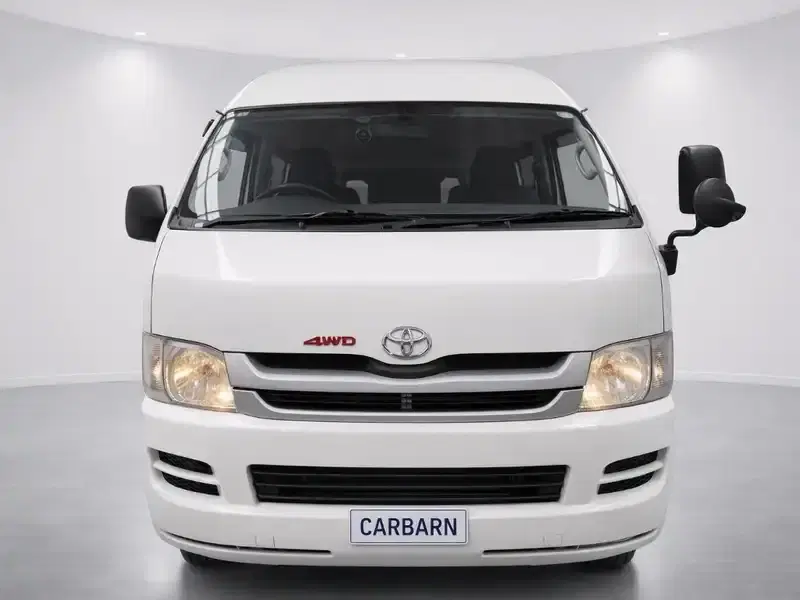 2009 Toyota Hiace KDH206K in White — exterior view 6 2009 Toyota Hiace KDH206K in White — exterior view 6