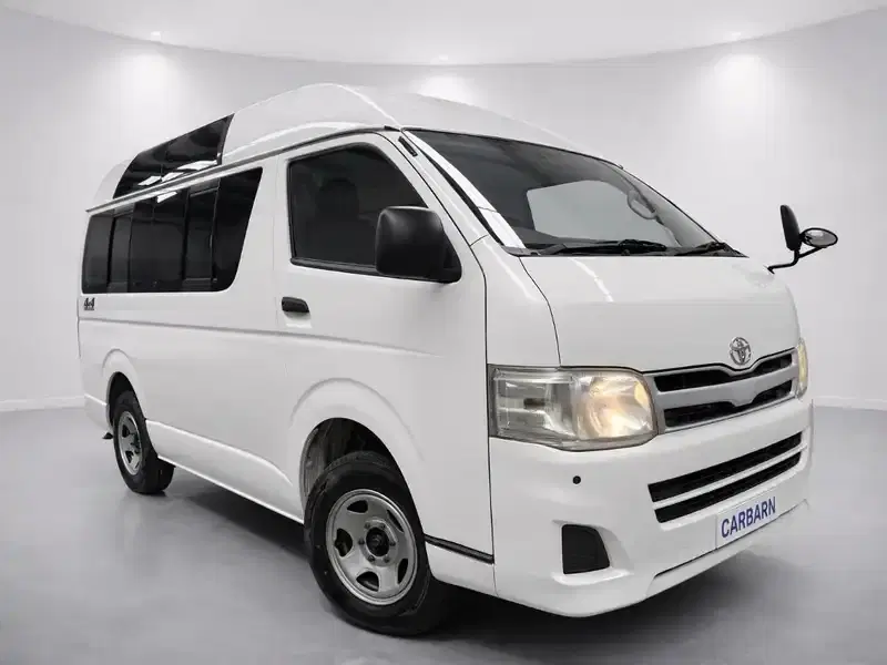 2012 Toyota Hiace KDH206K in White — exterior view 1 2012 Toyota Hiace KDH206K in White — exterior view 1