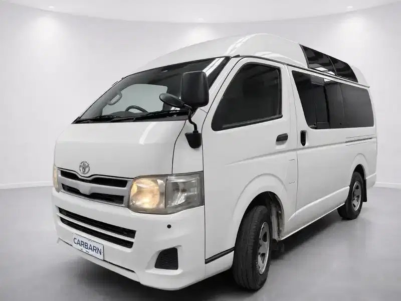 2012 Toyota Hiace KDH206K in White — exterior view 2 2012 Toyota Hiace KDH206K in White — exterior view 2