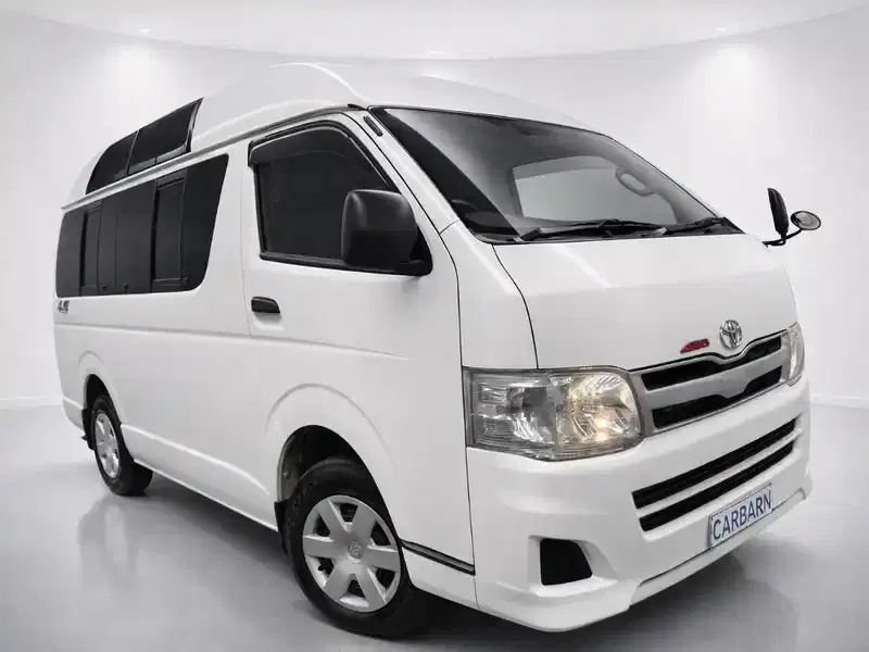 2013 Toyota Hiace KDH206 in White — exterior view 1 2013 Toyota Hiace KDH206 in White — exterior view 1