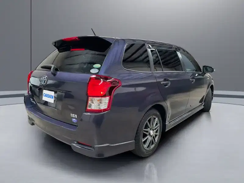 2013 Toyota Corolla Fielder NKE165G in Purple — exterior view 5 2013 Toyota Corolla Fielder NKE165G in Purple — exterior view 5