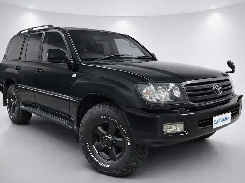 2000 Toyota Land Cruiser UZJ100W in Black — exterior view 1 2000 Toyota Land Cruiser UZJ100W in Black — exterior view 1