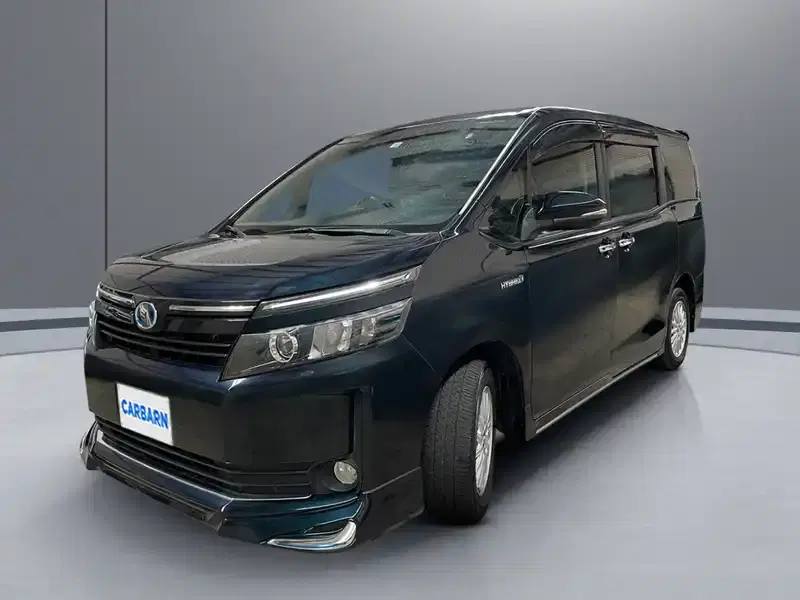 2014 Toyota Voxy ZWR80G in Black — exterior view 2 2014 Toyota Voxy ZWR80G in Black — exterior view 2